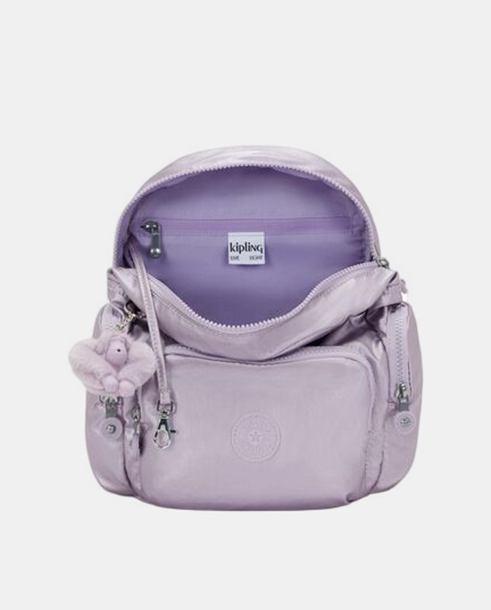 Mini-Mochila com Correias Ajustáveis Lilás-3