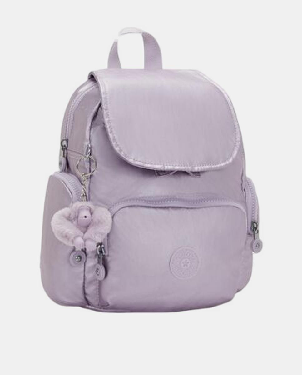 Mini-Mochila com Correias Ajustáveis Lilás-4