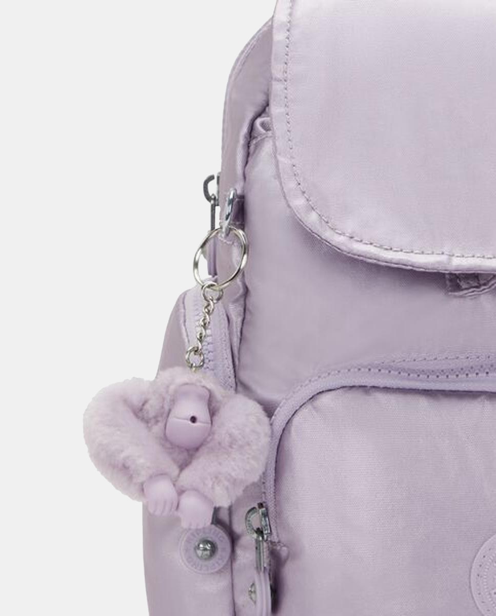Mini-Mochila com Correias Ajustáveis Lilás-5