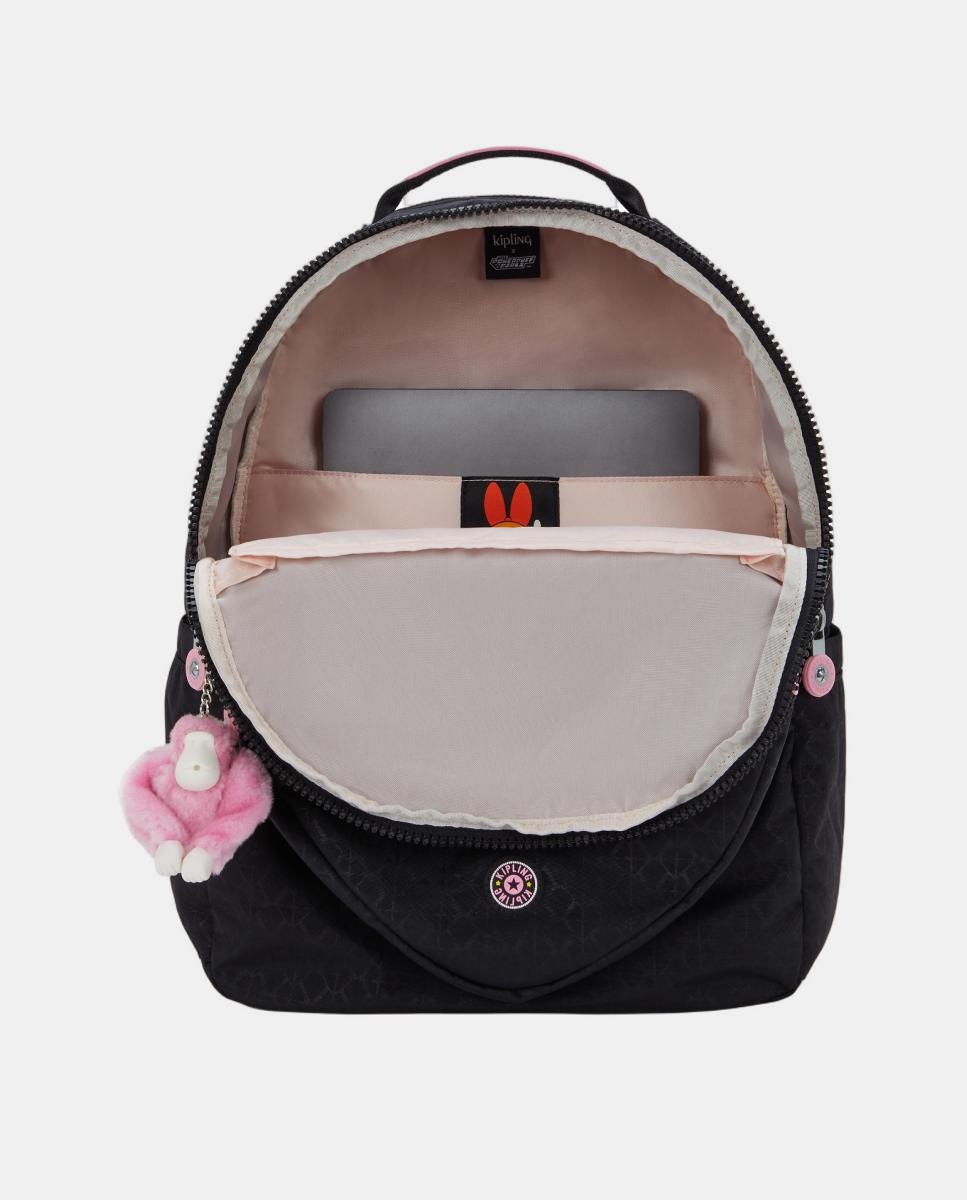 Mochila Grande com Compartimento Acolchoado para Portátil Preto-2