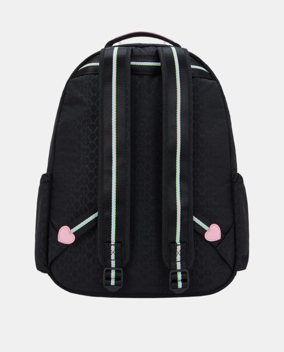 Mochila Grande com Compartimento Acolchoado para Portátil Preto-5