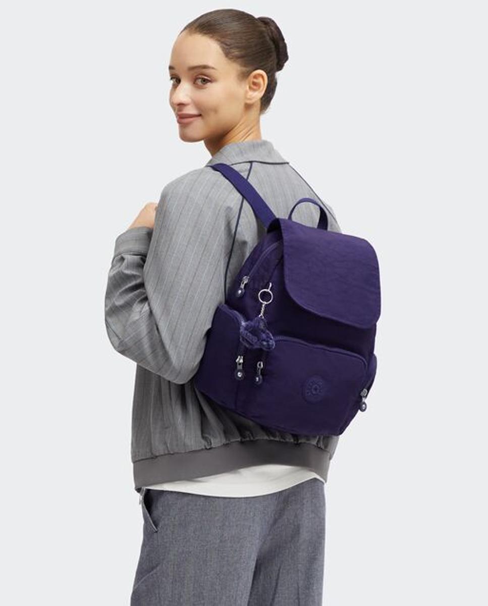 Mochila Pequena com Correias Ajustáveis Azul-7