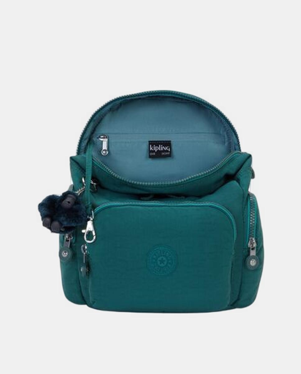 Mini-Mochila com Correias Ajustáveis Verde-3