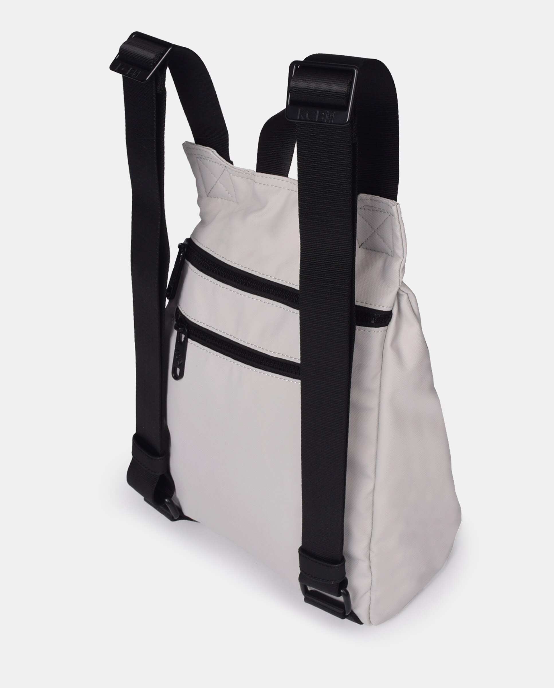 Imagen 2 de Mochila antirrobo grande KCB Dual - Negro Beige