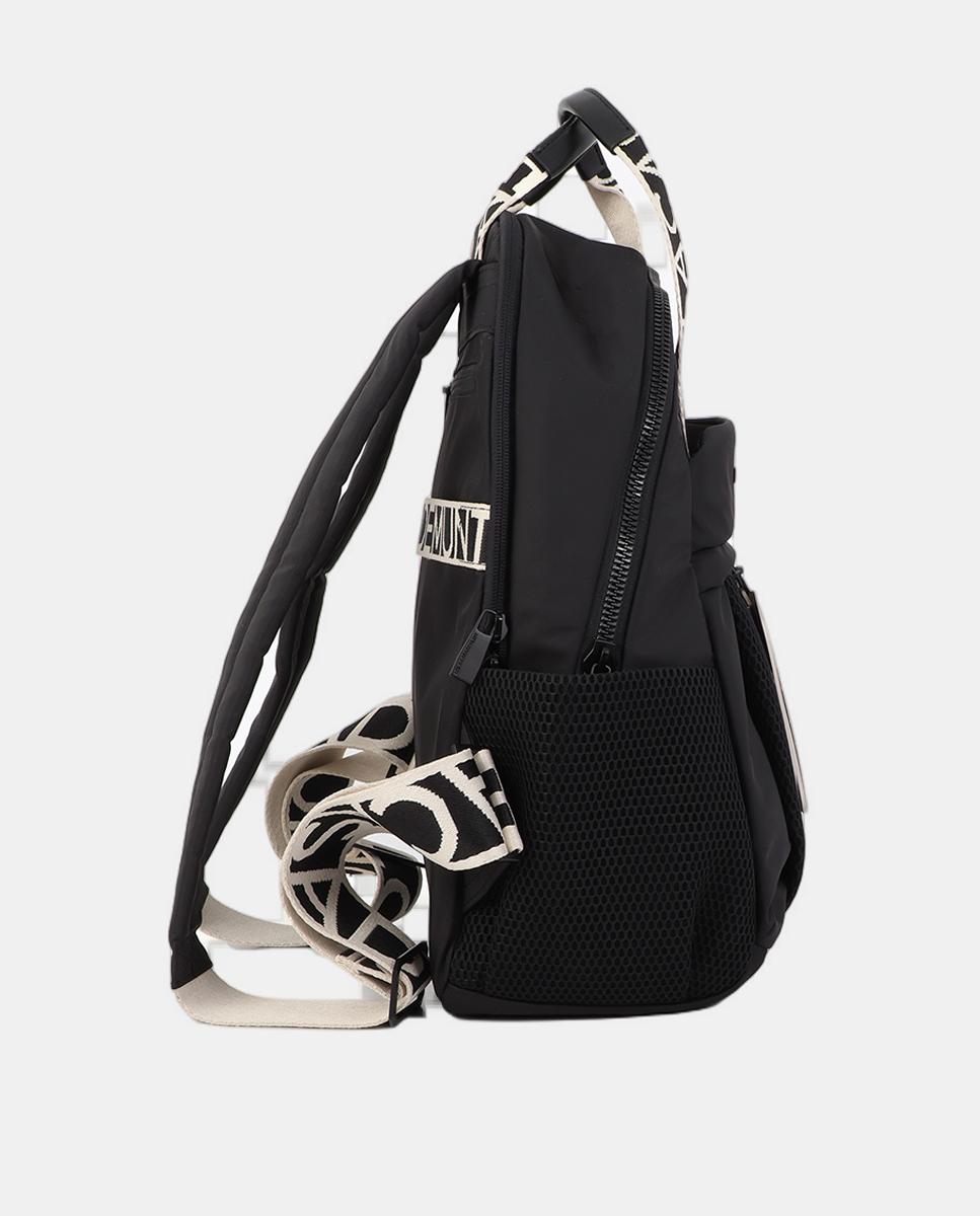 Mochila de nylon Preto-8