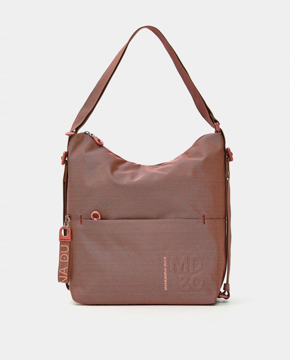 Mala Conversível em Mochila - Cinzento Vermelho-1