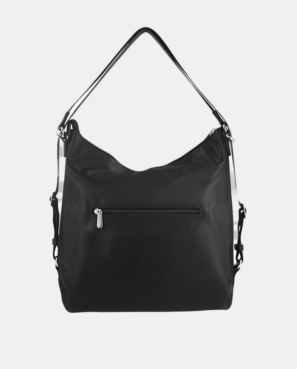 Mochila Conversível em Mala Preto-3