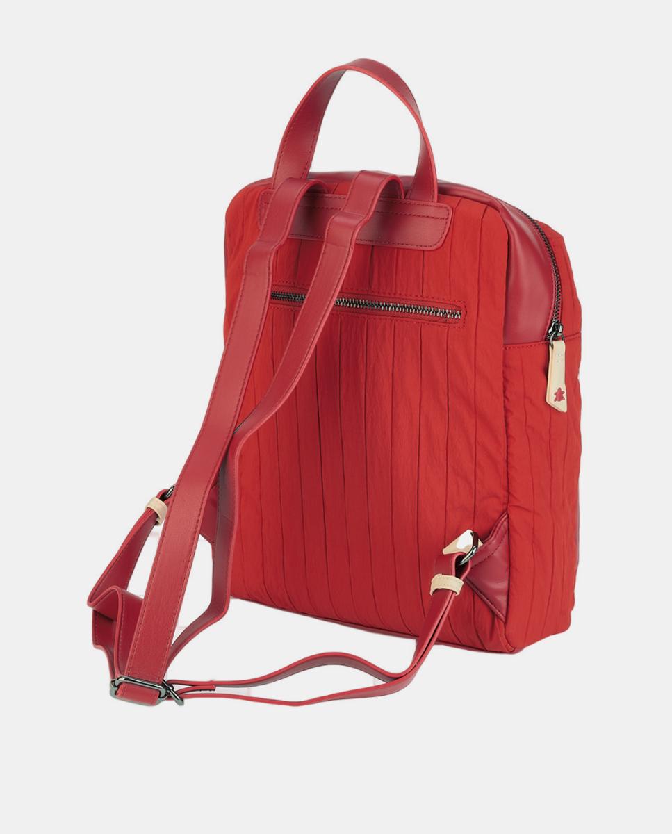Mochila com Fecho de Correr Vermelho-2