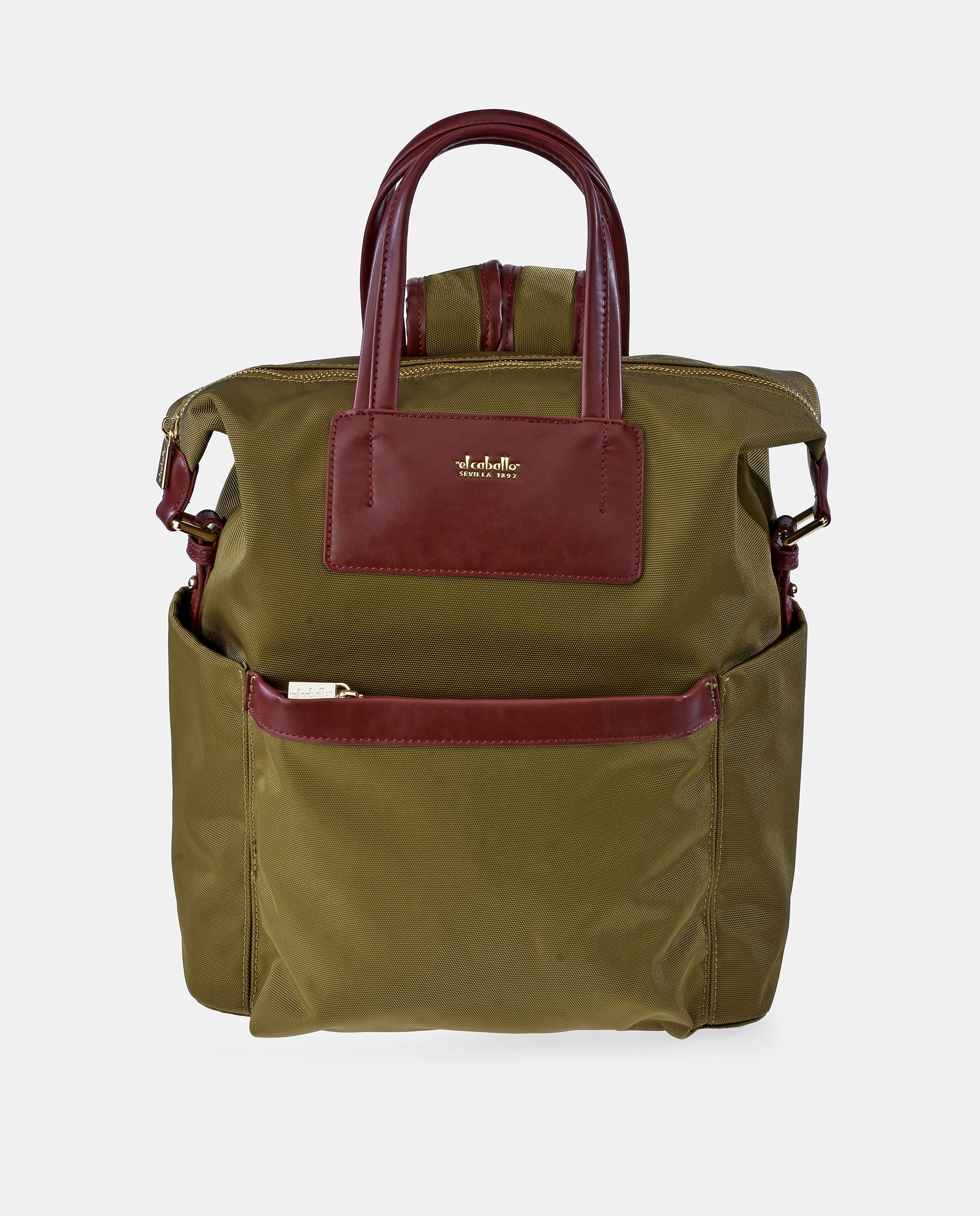 Imagem 0 de Mochila de Nylon e Couro - Bordeaux