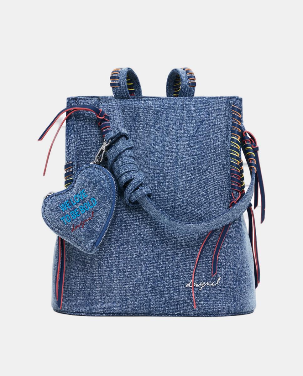 Imagem 0 de Mochila Pequena de Ganga com Coração