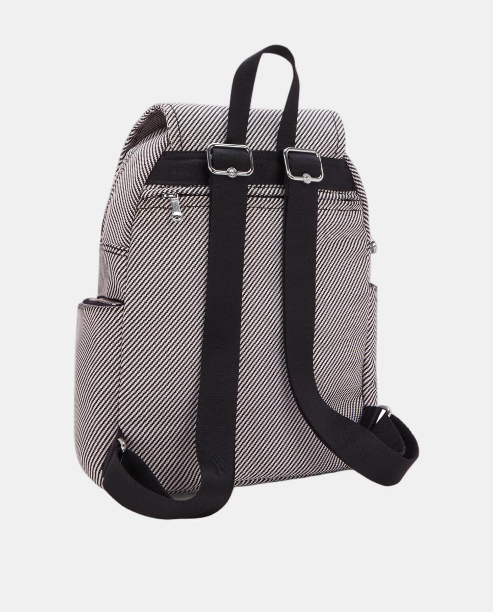 Mochila Média com Correias Ajustáveis, Modelo City Zip S Cinzento-claro-2