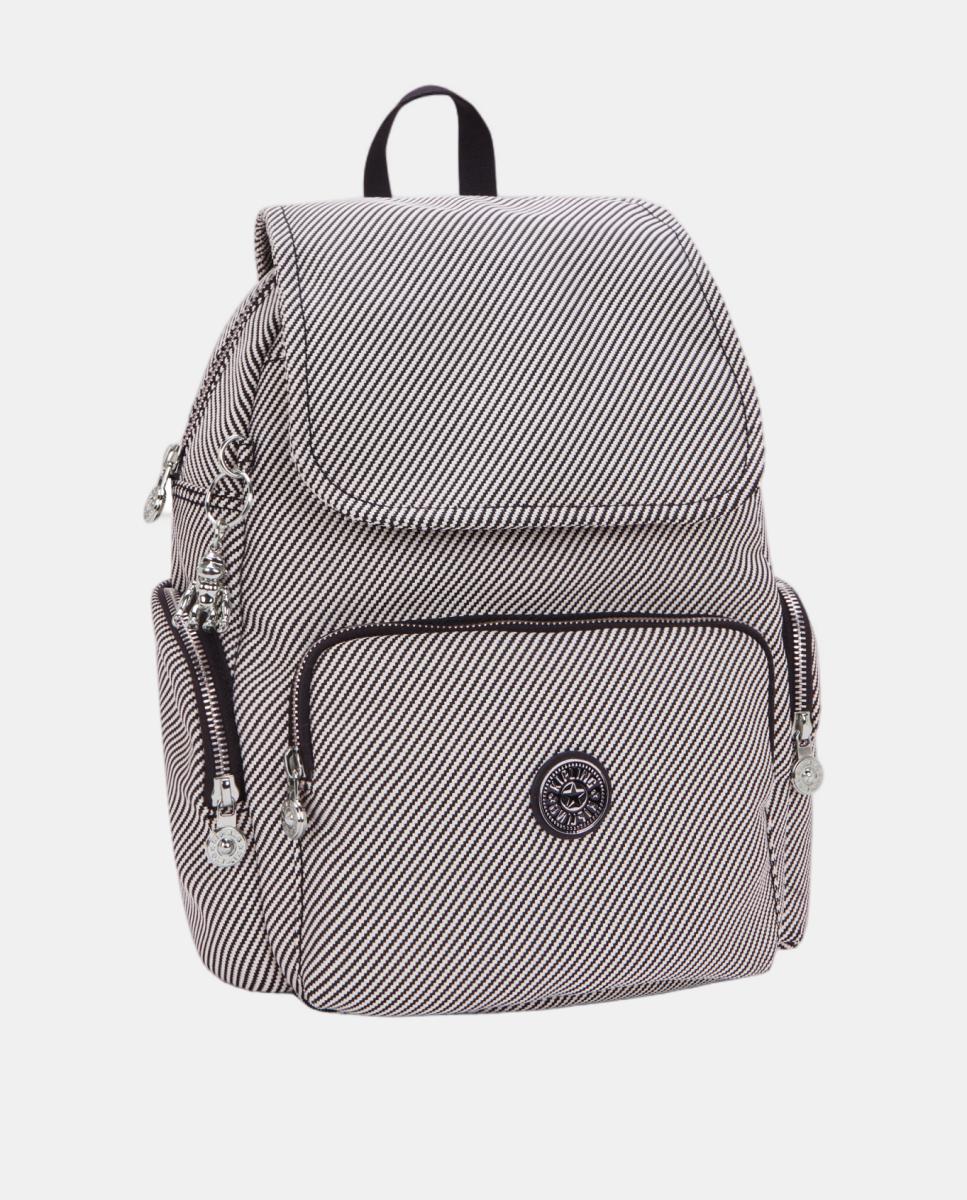 Mochila Média com Correias Ajustáveis, Modelo City Zip S Cinzento-claro-4