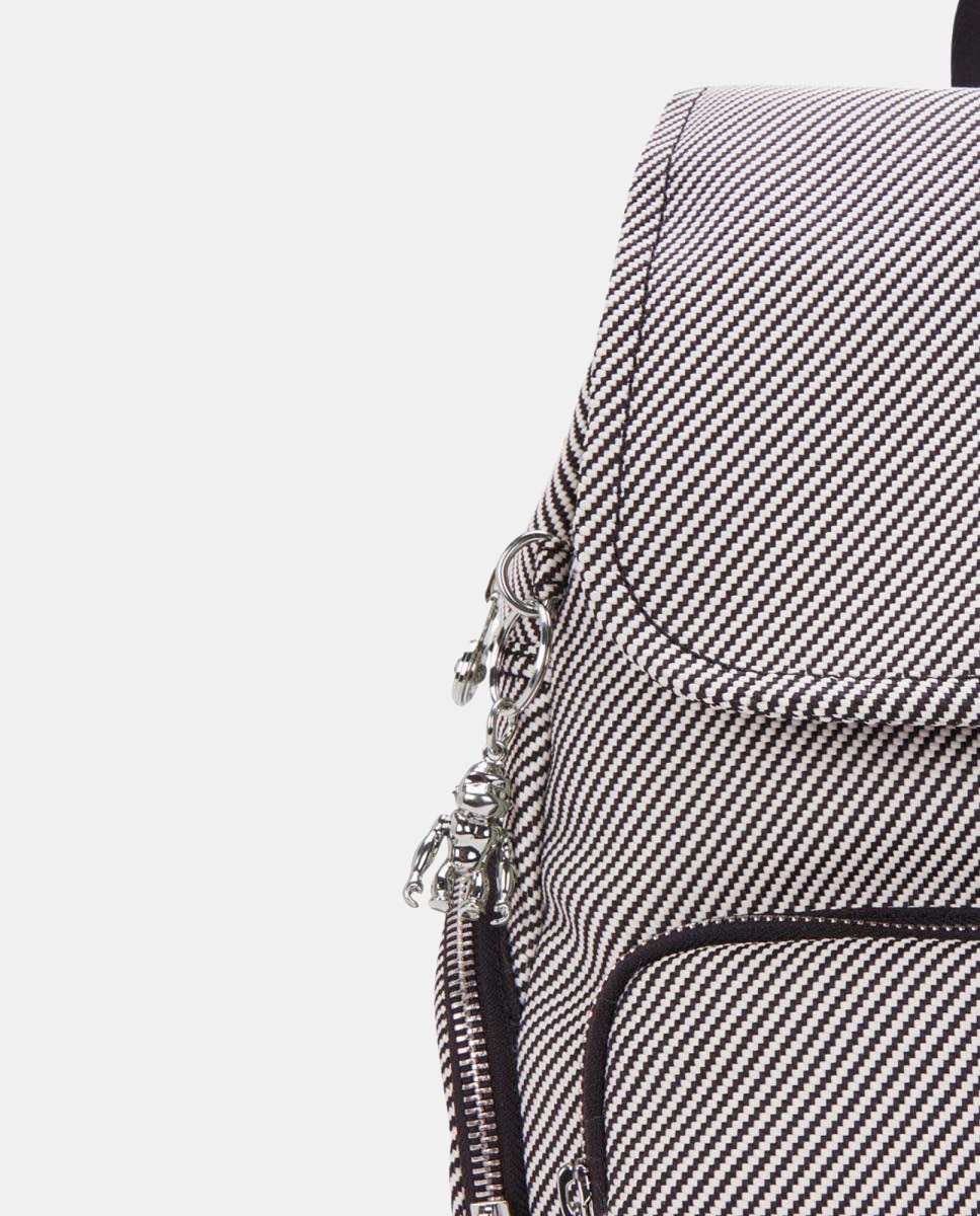 Mochila Média com Correias Ajustáveis, Modelo City Zip S Cinzento-claro-5