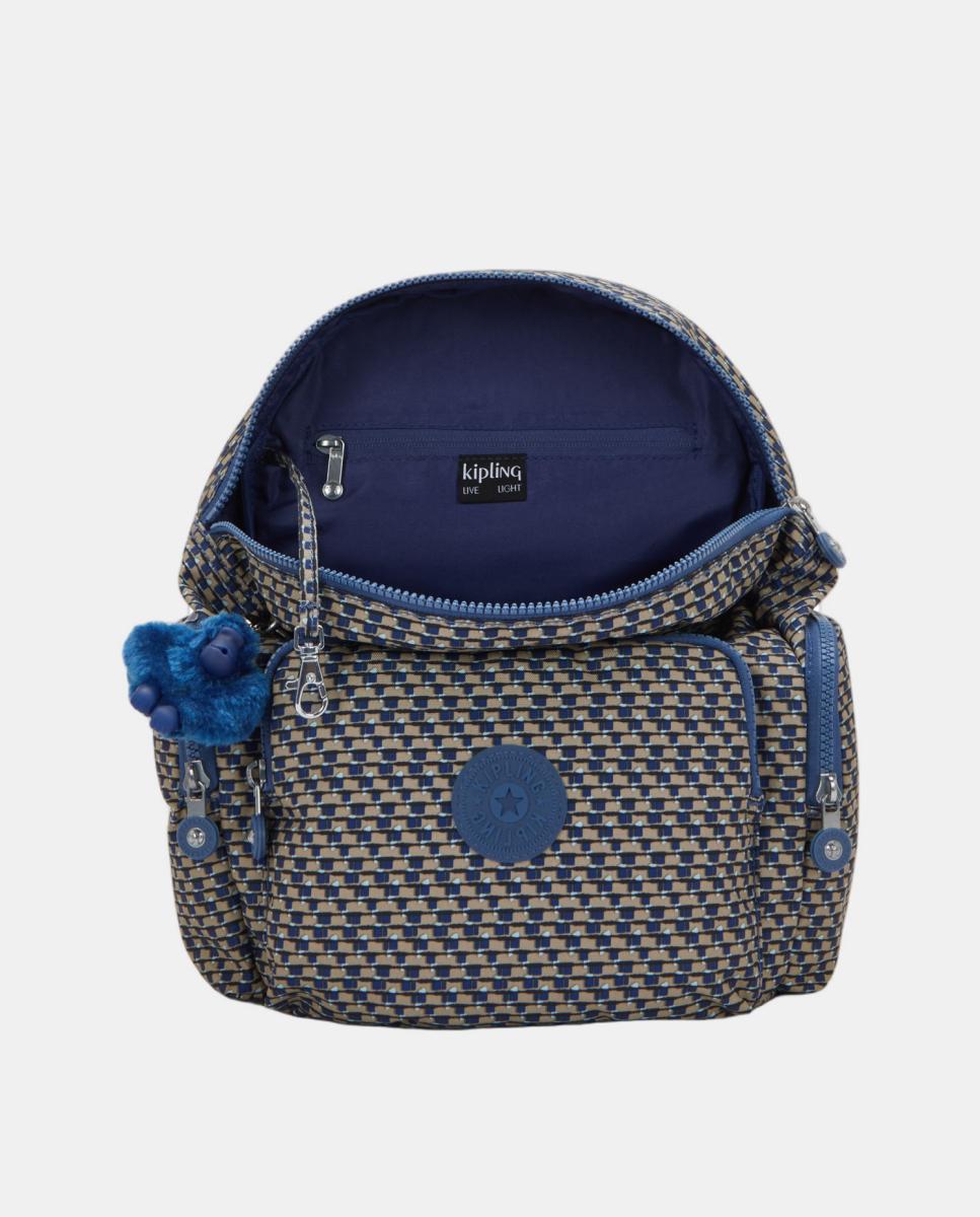 Mochila Pequena com Correias Ajustáveis Azul-3