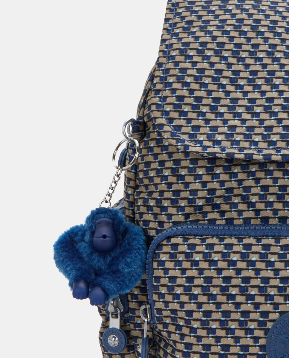 Mochila Pequena com Correias Ajustáveis Azul-5
