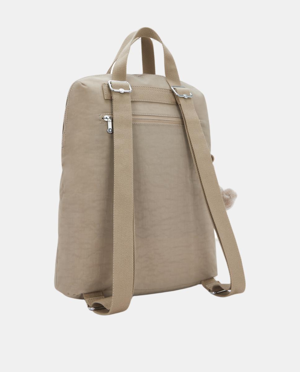 Mochila e Mala a Tiracolo Grande 2 em 1 Bege-2