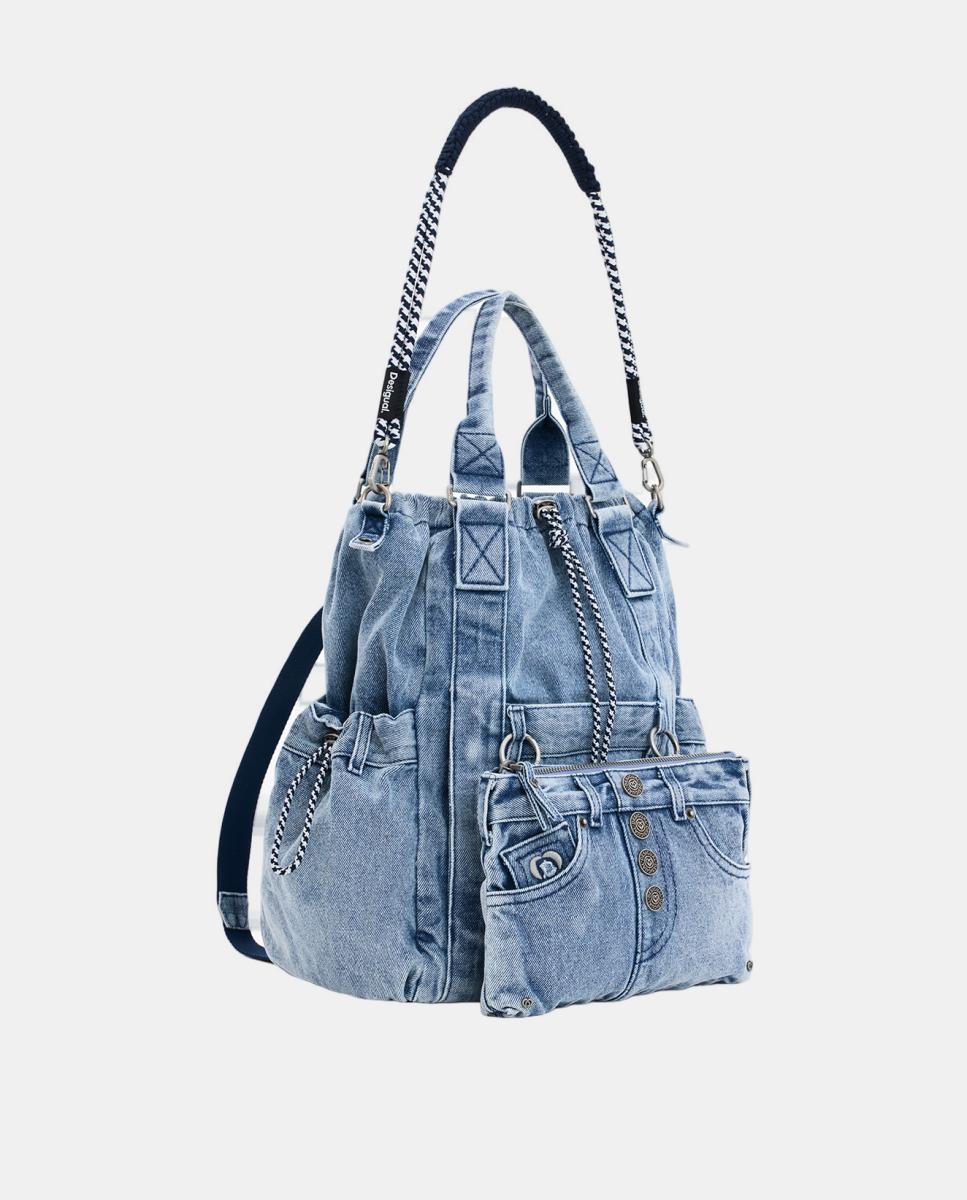 Mochila de Ganga Grande Azul-3