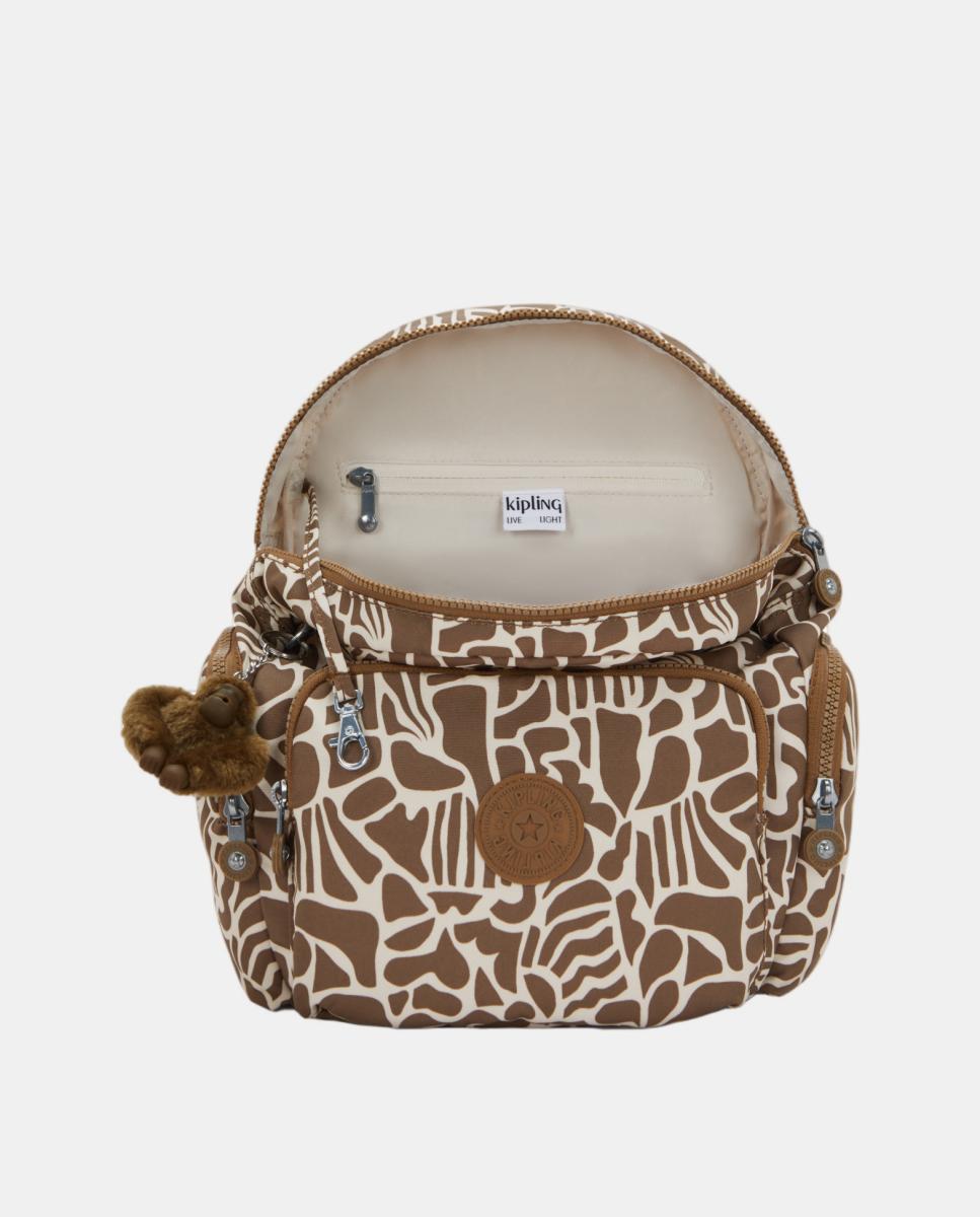 Mochila Média com Correias Ajustáveis, Modelo City Zip S Verde-3