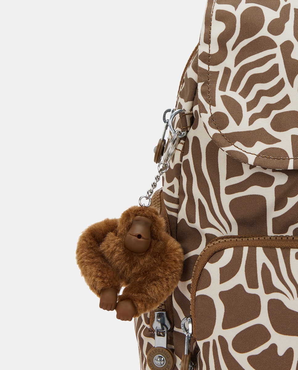 Mochila Média com Correias Ajustáveis, Modelo City Zip S Verde-5