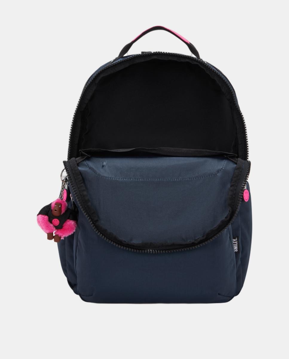 Mochila Grande com Compartimento para Portátil, Modelo Seoul Lap Azul-3