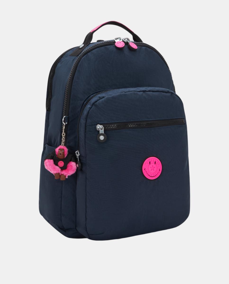 Mochila Grande com Compartimento para Portátil, Modelo Seoul Lap Azul-4