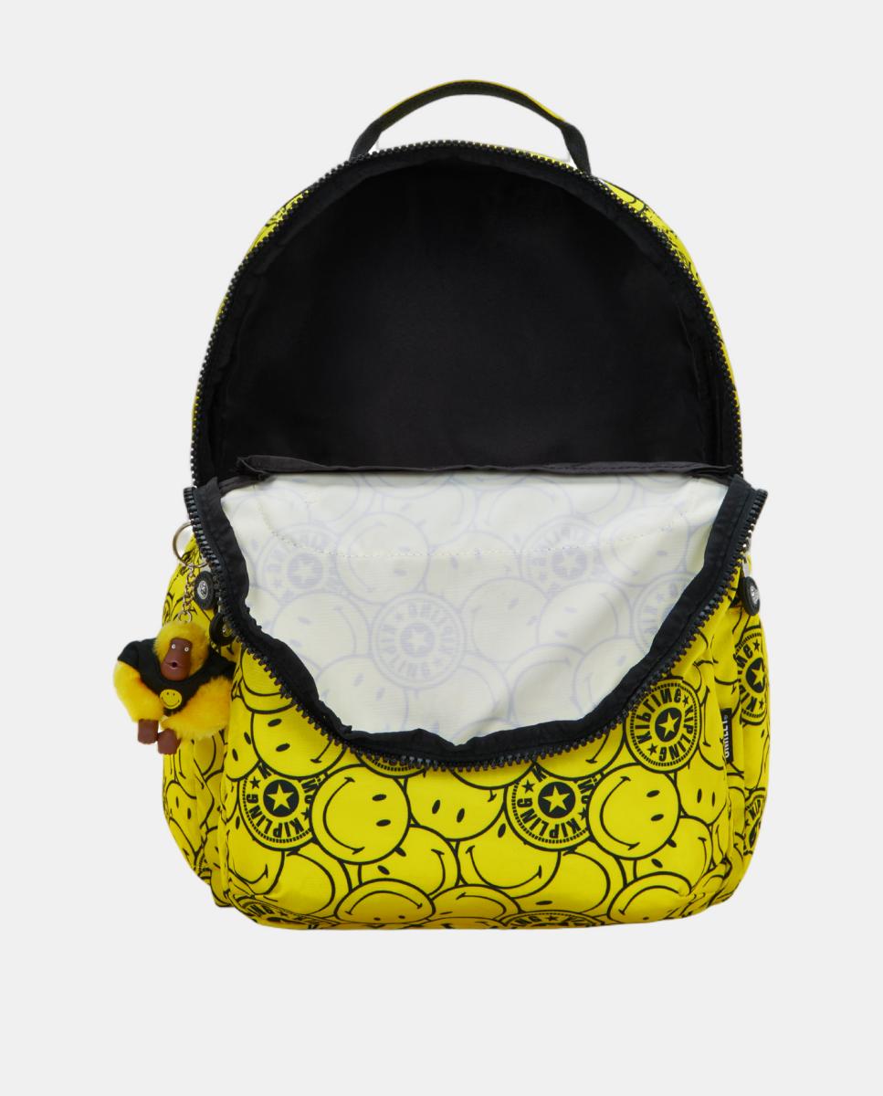 Mochila Grande com Compartimento para Portátil, Modelo Seoul Lap Amarelo-3