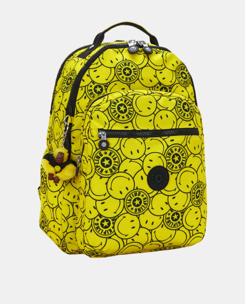 Mochila Grande com Compartimento para Portátil, Modelo Seoul Lap Amarelo-4