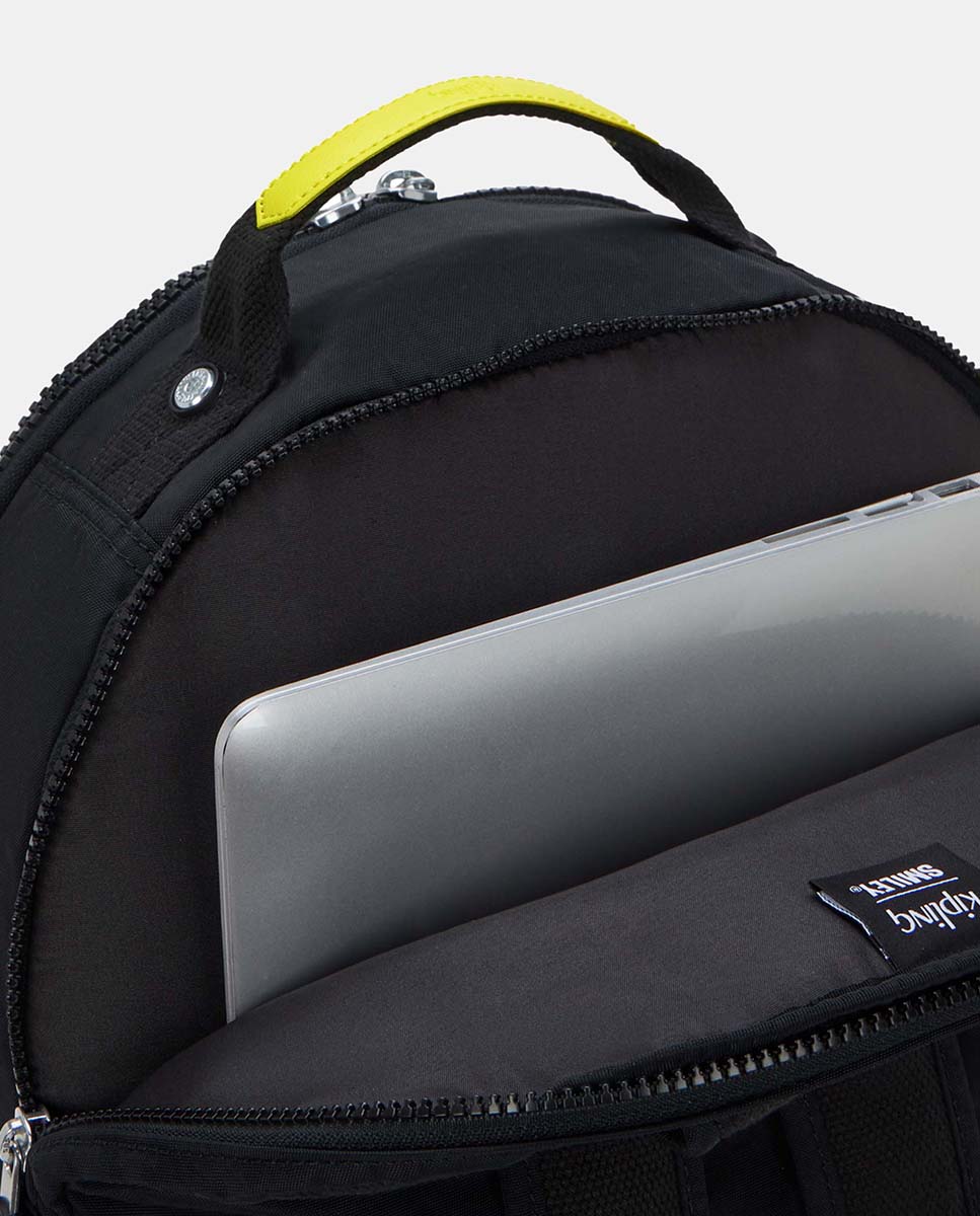 Mochila Grande com Compartimento para Portátil, Modelo Seoul Lap Preto-5