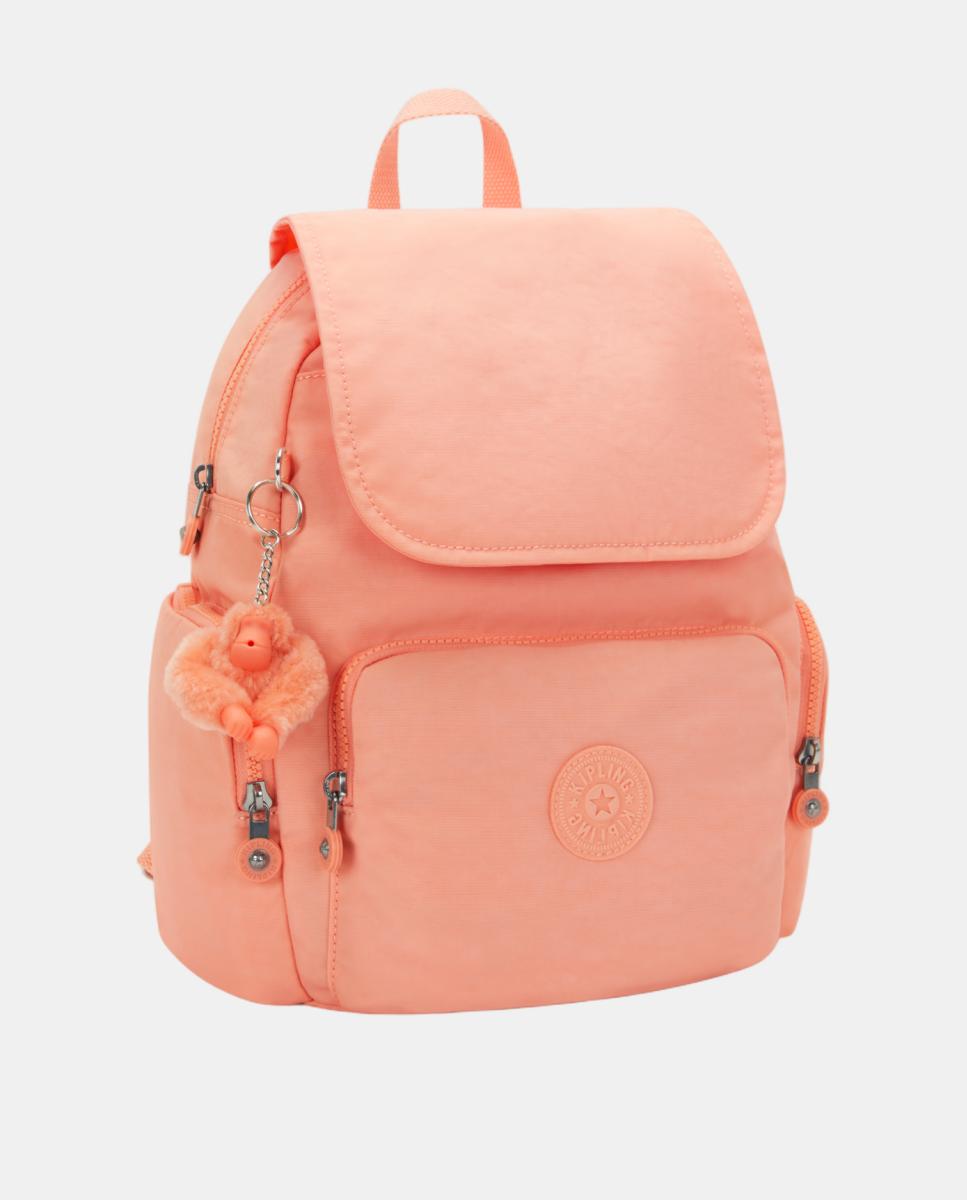 Mochila Média com Correias Ajustáveis, Modelo City Zip S Laranja-4