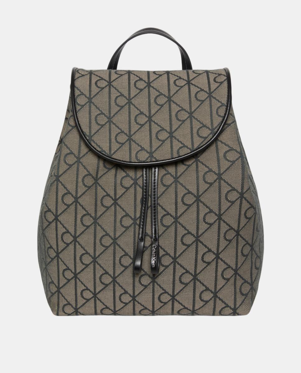 Imagem 0 de Mochila com Acabamento de Monograma em Jacquard
