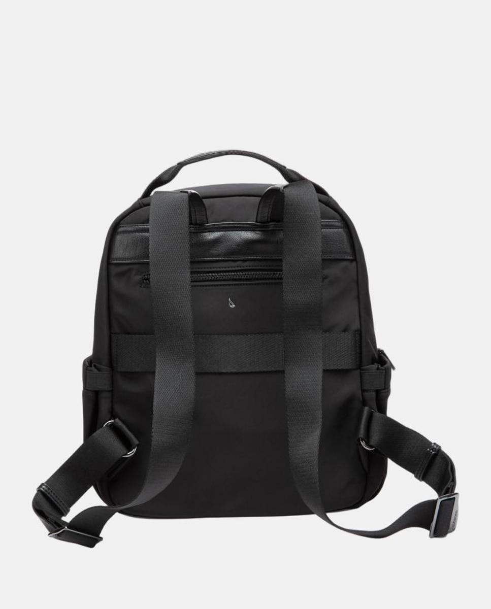 Mochila em Materiais Reciclados Cinzento-3