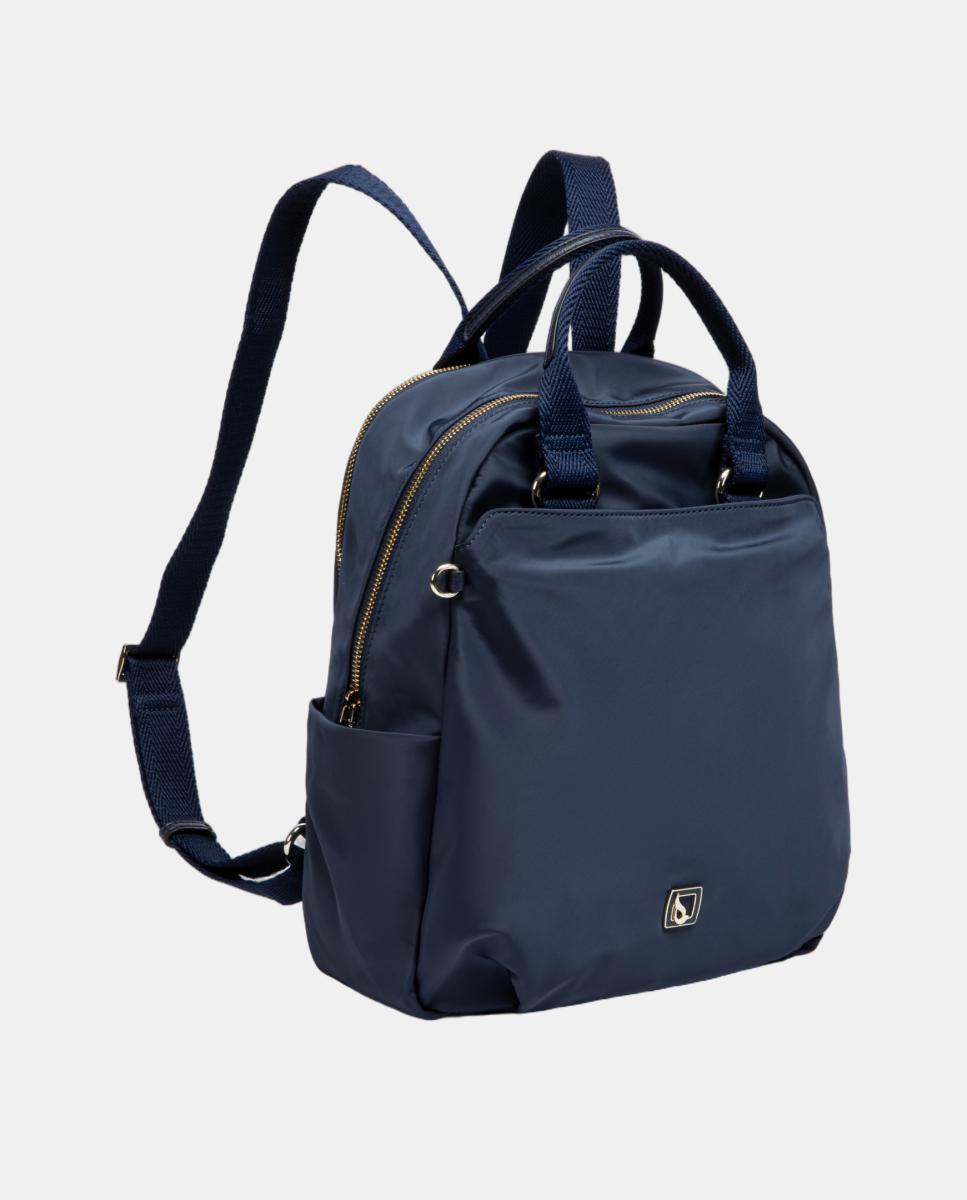 Mochila em Materiais Reciclados Azul-2
