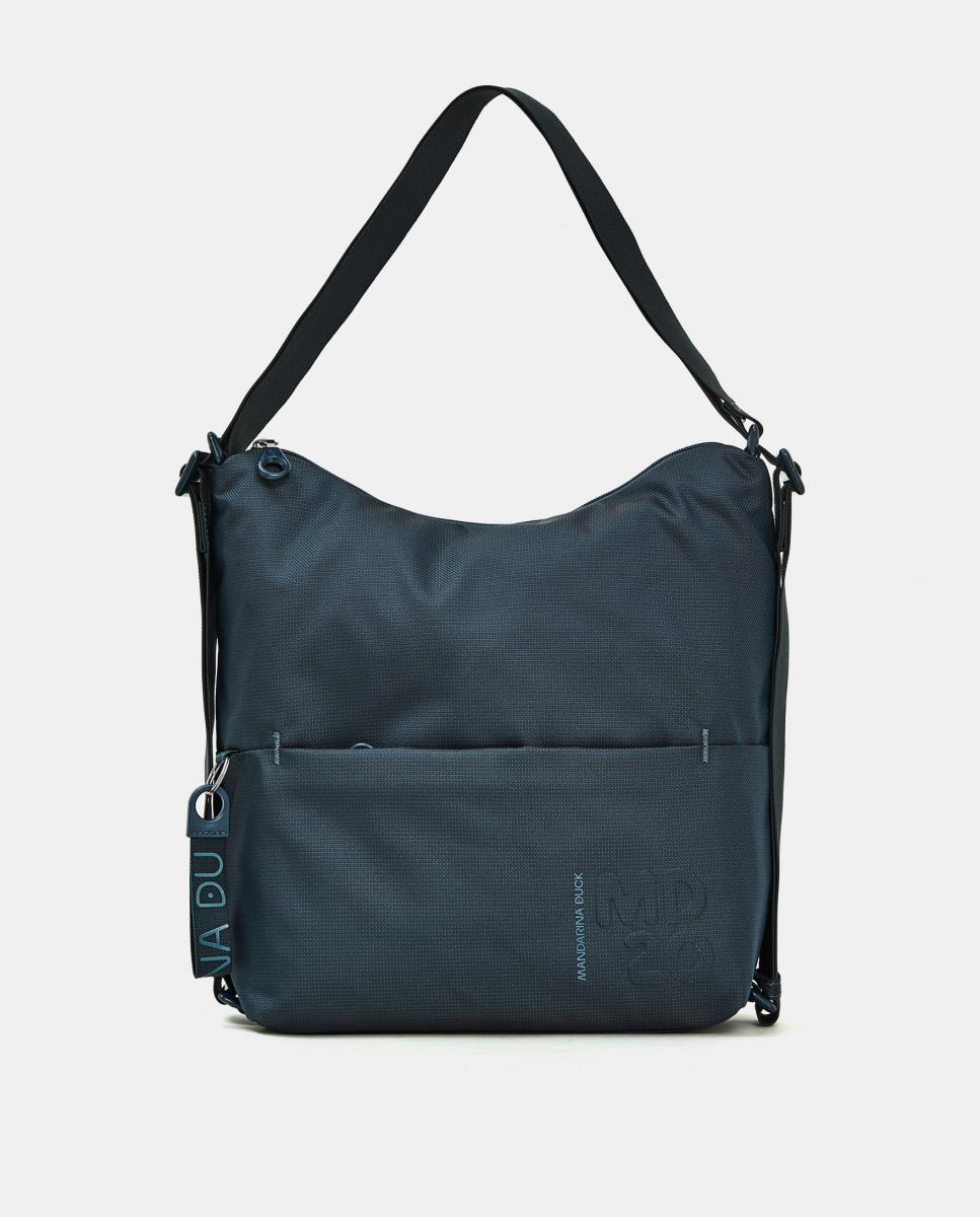 Bolso en tejido convertible mochila - Mandarina Duck - Verde oscuro Verde oscuro-1