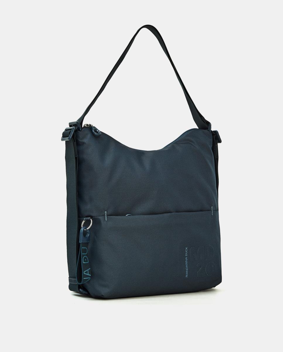 Bolso en tejido convertible mochila - Mandarina Duck - Verde oscuro Verde oscuro-2