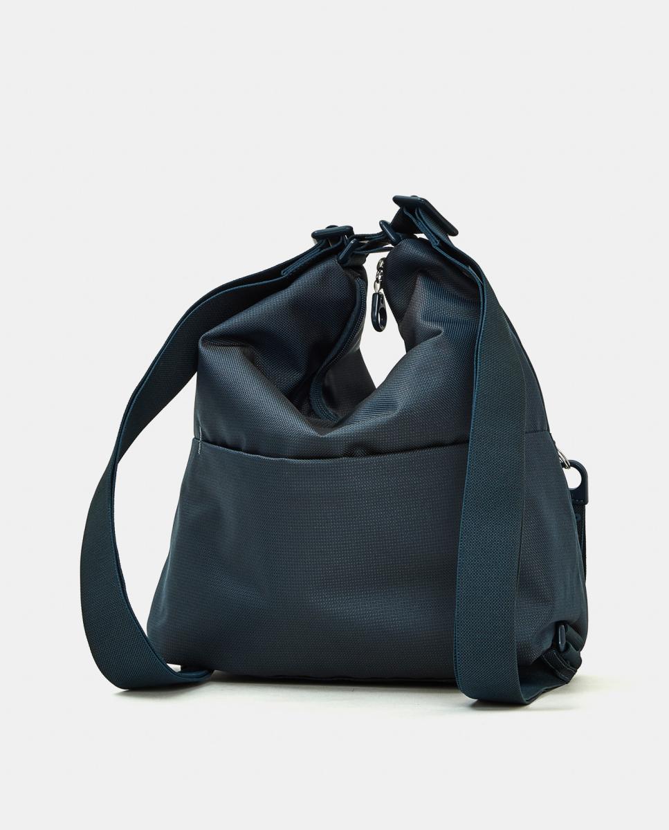 Bolso en tejido convertible mochila - Mandarina Duck - Verde oscuro Verde oscuro-5