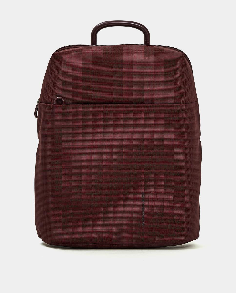 Mochila en tejido con cremallera - Mandarina Duck - Granate Granate-1