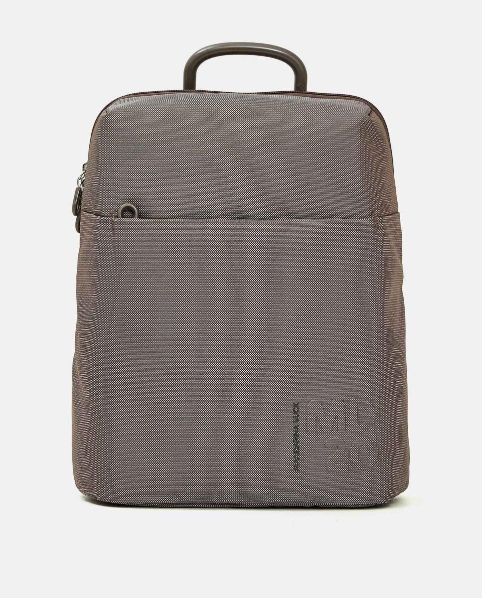 Imagen 1 de Mochila en tejido con cremallera - Mandarina Duck - Marrón claro Marrón claro