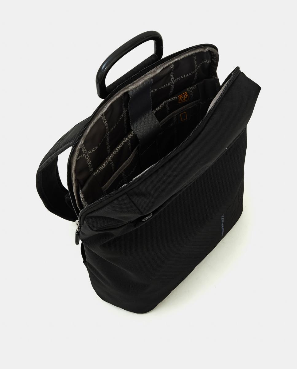 Imagen 4 de Mochila en tejido con cremallera - Mandarina Duck - Negro Negro