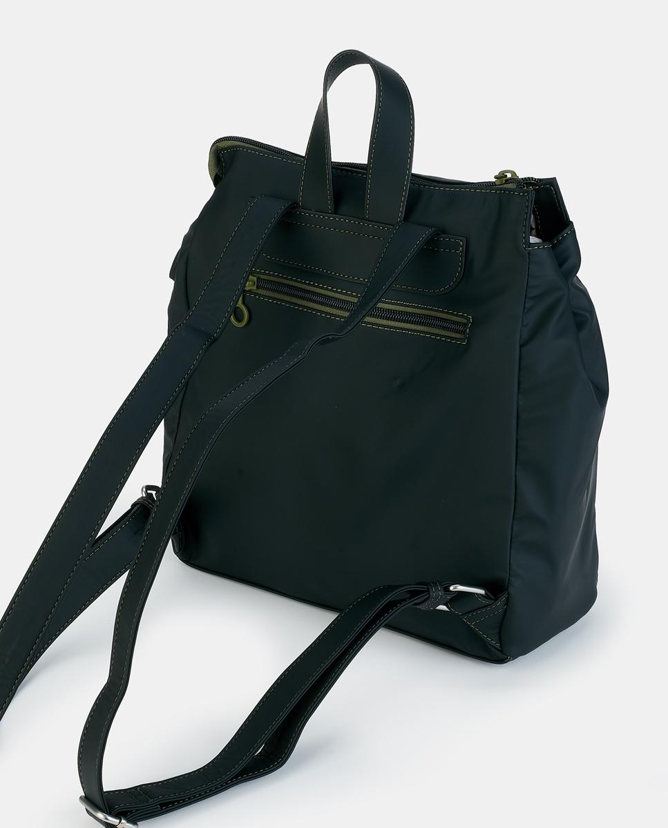 Mochila com Fecho de Correr Preto-2