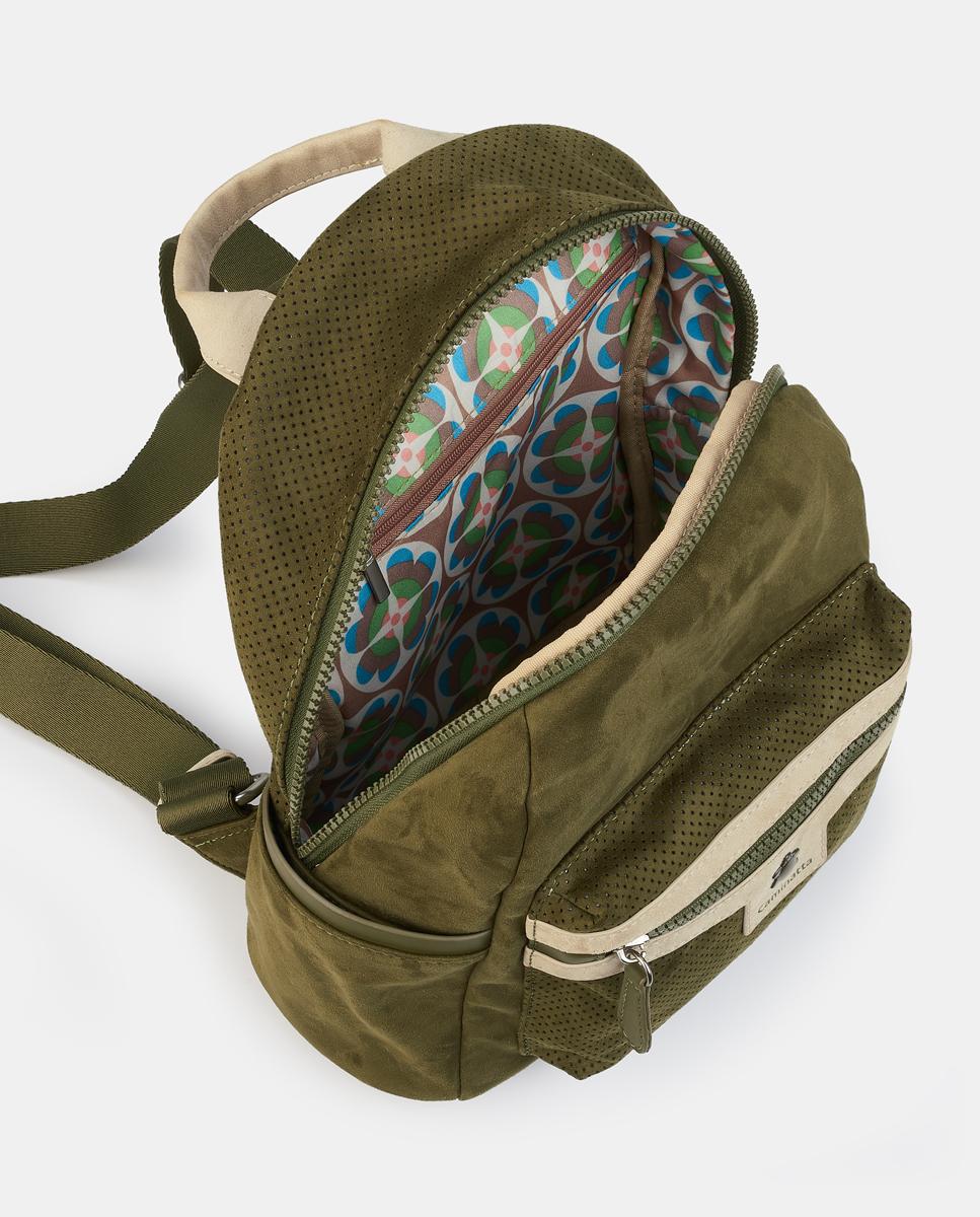 Mochila com Fecho de Correr Verde-militar-3