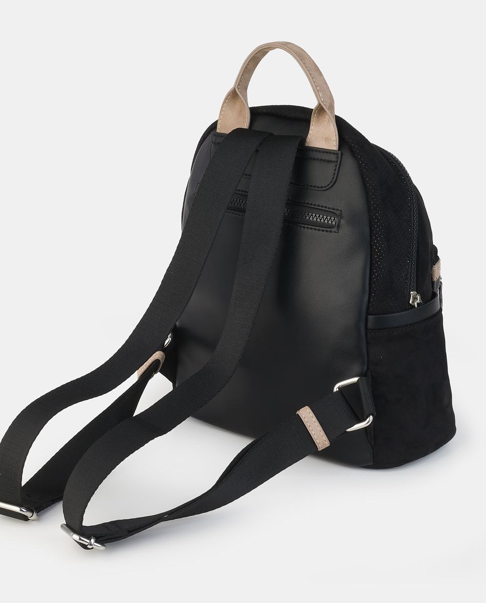 Mochila com Fecho de Correr Preto-2