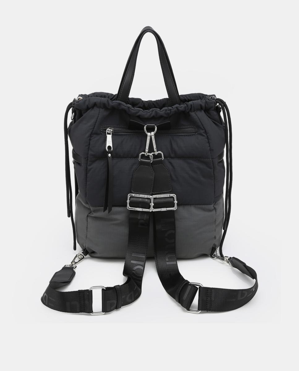 Mochila de nylon Cinzento-3