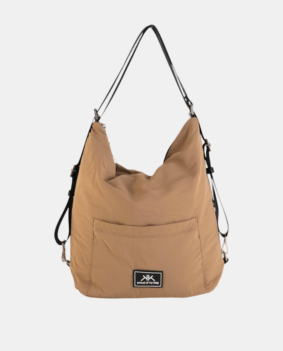 Imagem 0 de Mala Hobo de Nylon Ligeiro Conversível em Mochila