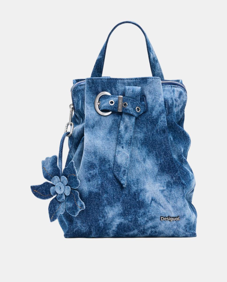 Imagem 0 de Mochila Pequena de Ganga com Efeito de Lavagem