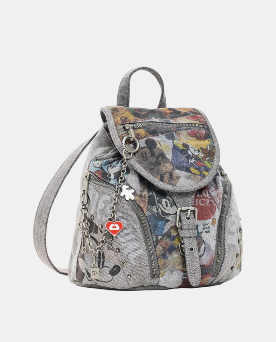 Mochila Pequena Disney™ de Ganga Escura Cinzento-claro-3