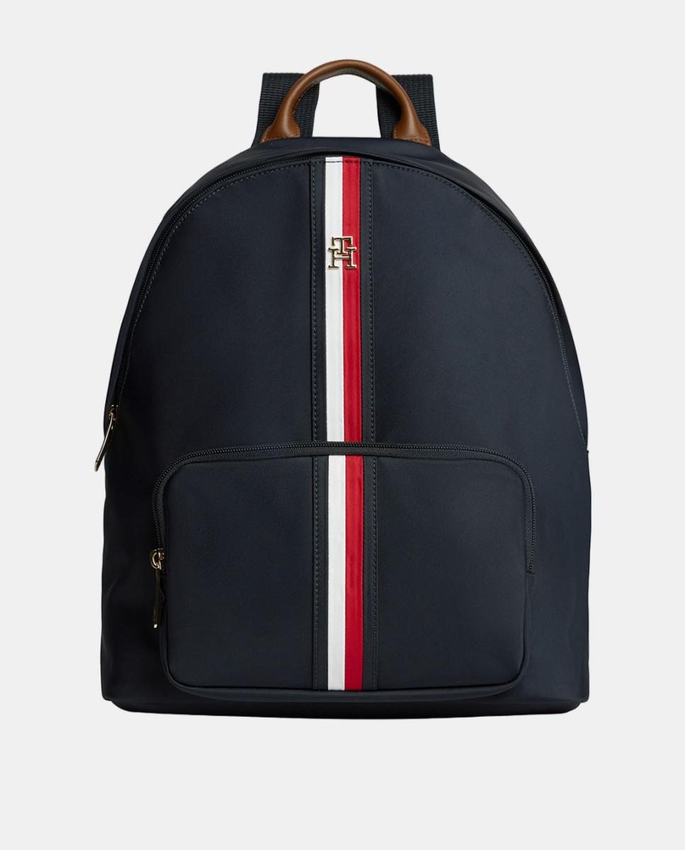 Imagem 0 de Mochila com Detalhe à Frente - Azul-Marinho
