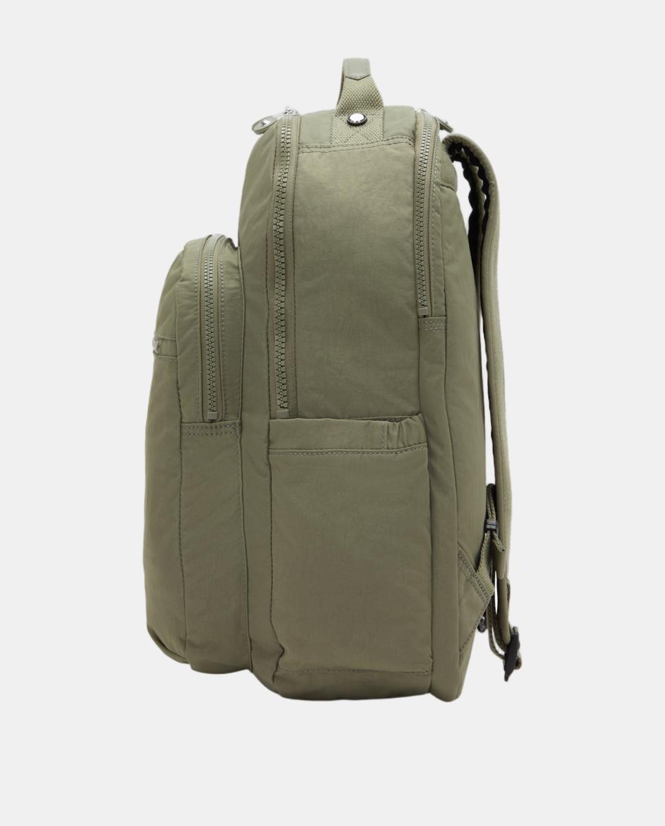 Mochila Grande com Compartimento Independente para Portátil Verde-escuro-7