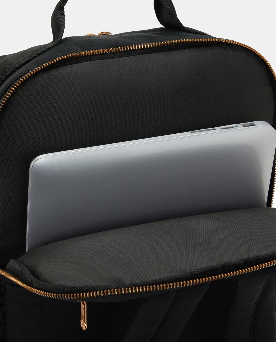 Mochila Grande com Compartimento para Portátil Preto-4