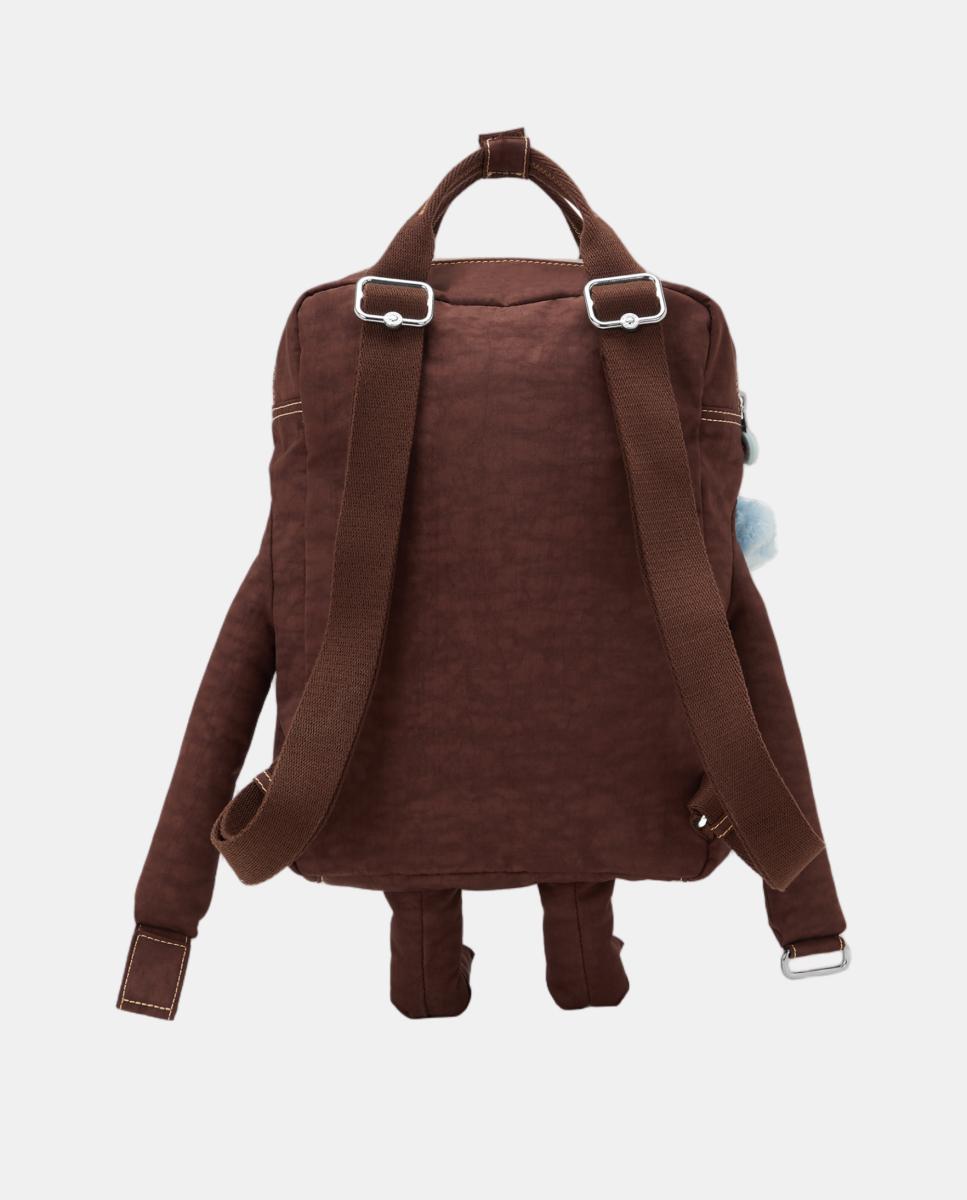 Mochila Média com Estrutura Organizada Castanho-2