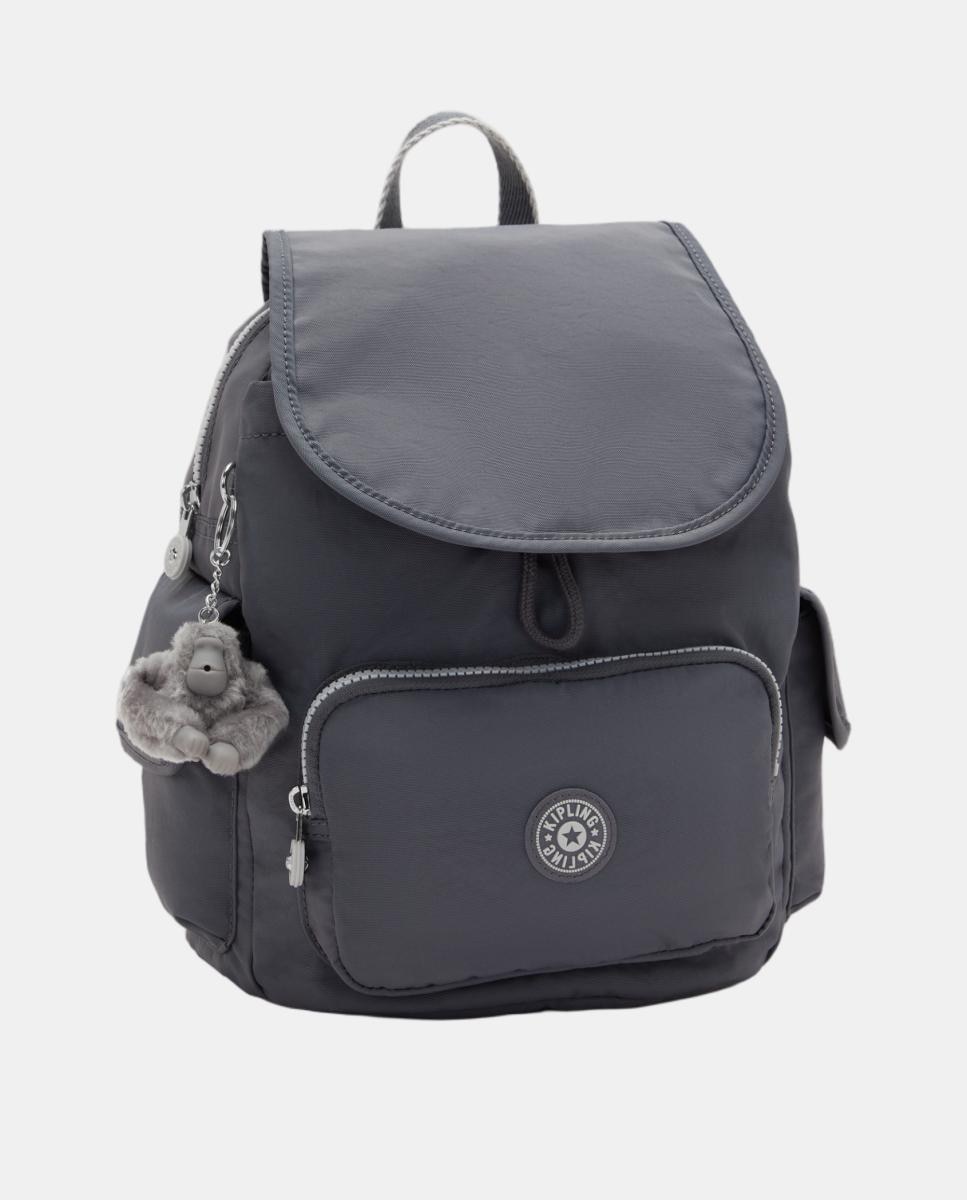Mochila Pequena com Vários Bolsos Cinzento-escuro-4